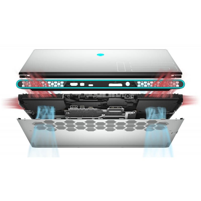 Alienware m15 R2, 15.6'' 4K (3840x2160), AG IPS, 60 Mhz, i7-9750H, GeForce RTX 2080 8192MB GDDR6, SSD 512GB M.2, 16GB DDR4, Цвят Lunar Light, 5397184311943-5397184311943