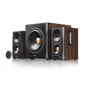 Edifier S360DB 2.1 Speakers, Активни колони, Hi Res Audio with less cabinet resonance