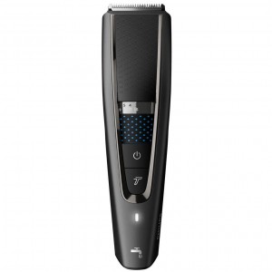 Philips Машинка за подстригване Philips Hairclipper series 5000, Технология Trim-n-Flow PRO, 28 настройки за дължина (0,5 – 28 мм), 90 мин безкабелна употреба/1 ч зареждане, 100% миеща се