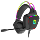 CANYON Darkless GH-9A, RGB gaming headset with Microphone, Microphone frequency response: 20HZ~20KHZ,  ABS+ PU leather, USB*1*3.5MM jack