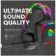 CANYON Darkless GH-9A, RGB gaming headset with Microphone, Microphone frequency response: 20HZ~20KHZ,  ABS+ PU leather, USB*1*3.5MM jack