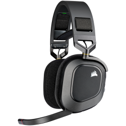 Corsair gaming headset HS80 RGB WIRELESS Premium with Spatial Audio, Carbon