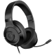 LORGAR Noah 101, Gaming headset with microphone, 3.5mm jack connection, cable length 2m, foldable design, PU leather ear pads, size: