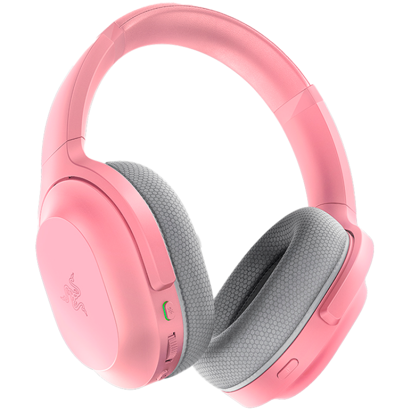 Razer Barracuda Pink, Wireless Multi-platform Gaming and Mobile Headset, Razer TriForce 50mm Drivers, Dual Integrated Noise-Cancelling