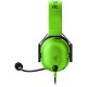 Razer BlackShark V2 X - Green, 12 Hz – 28 KHz Frequency Response, 32 Ω (1 kHz) Impedance, Razer TriForce Driver, Breathable memory