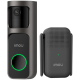 Imou 3MP Wi-Fi Doorbell 2S Kit, 2K QHD, 1/2.8 Progressive CMOS, 5000mAh rechargable battery, 125 wide-angle view, night vision 5m, Mic and
