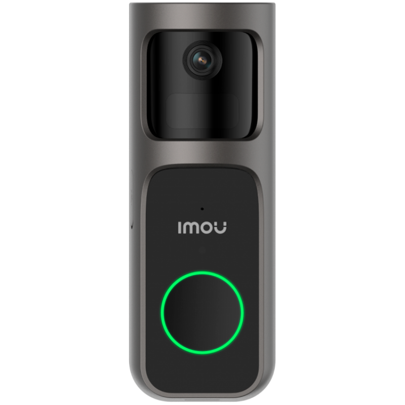 Imou 3MP Wi-Fi Doorbell 2S Kit, 2K QHD, 1/2.8 Progressive CMOS, 5000mAh rechargable battery, 125 wide-angle view, night vision 5m, Mic and