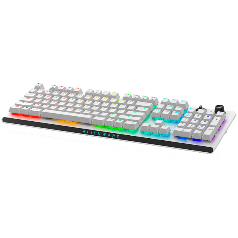 Alienware Tri-Mode Wireless Gaming Keyboard - AW920K (Lunar Light), 545-BBFK-14