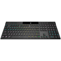 CORSAIR K100 RGB AIR Wireless Ultra-Thin Mechanical, Backlit RGB LED, CHERRY ULP Tactile, Black