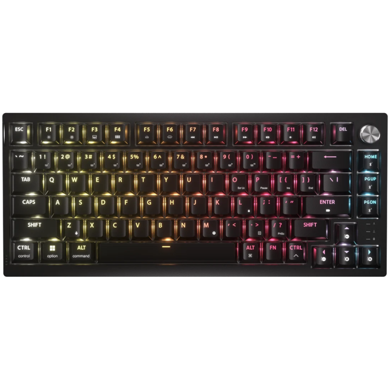 Corsair K65 PLUS WIRELESS TACTILE 75% RGB Mechanical Gaming Keyboard, CH-91D441F-NA