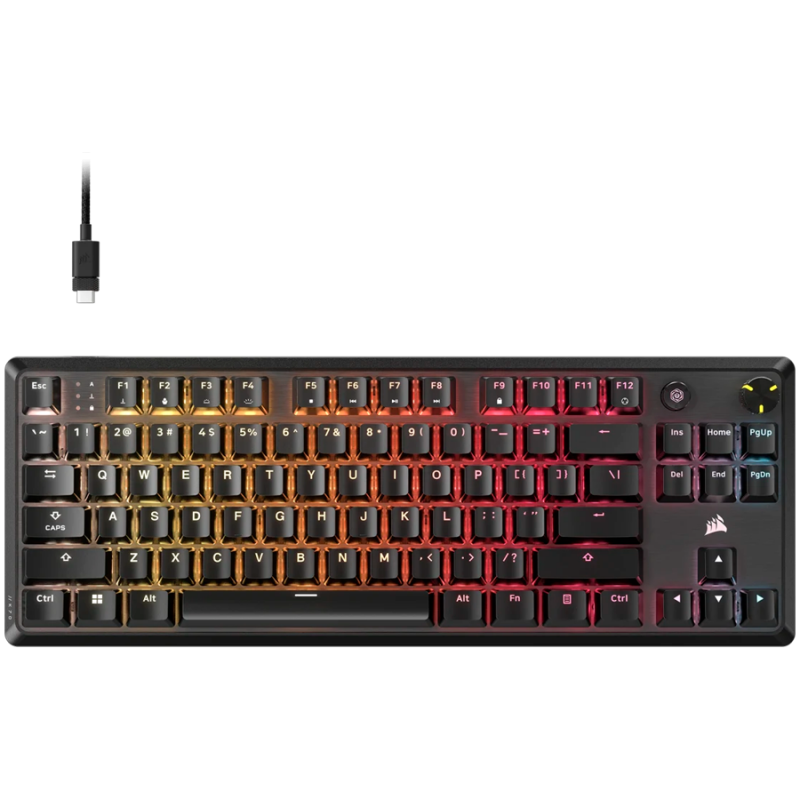 Corsair K70 CORE TKL, Gaming Keyboard, MLX RED, Black