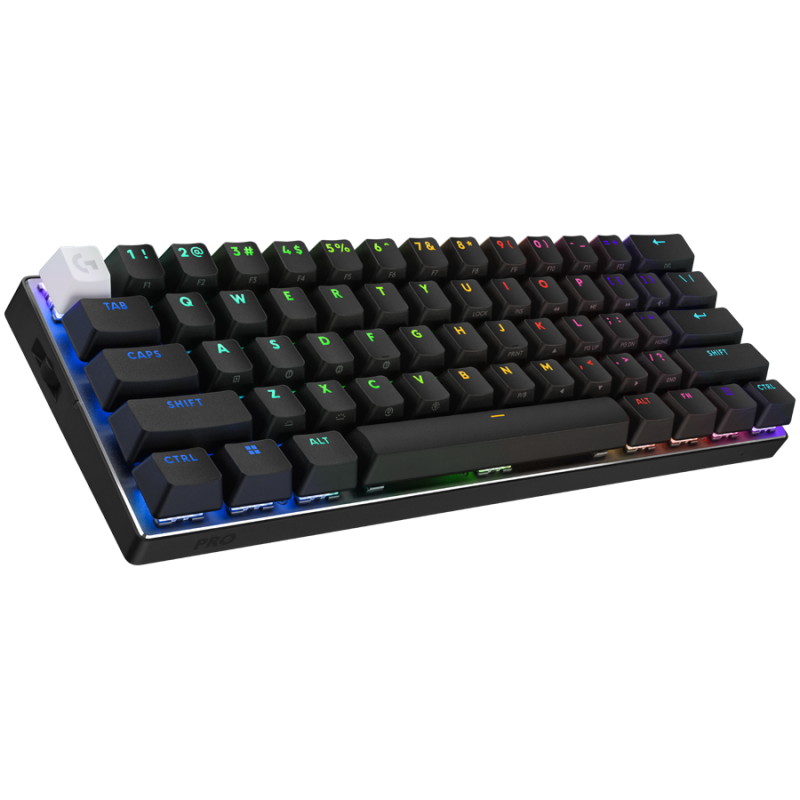 LOGITECH G PRO X 60 LIGHTSPEED Wireless Gaming Keyboard (Tactile) - BLACK - US INT'L - 2.4GHZ/BT - EMEA28-935 - TACTILE SWITCH, 920-011911