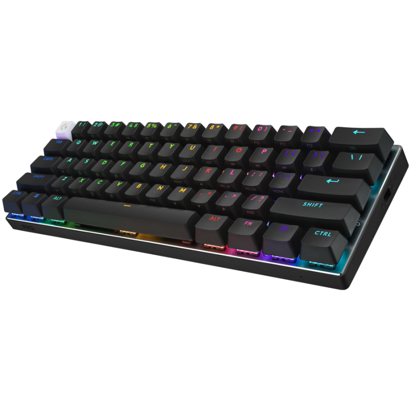 LOGITECH G PRO X 60 LIGHTSPEED Wireless Gaming Keyboard (Tactile) - BLACK - US INT'L - 2.4GHZ/BT - EMEA28-935 - TACTILE SWITCH, 920-011911