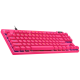 LOGITECH G PRO X TKL RAPID Gaming Keyboard - MAGENTA - US INT'L - USB - EMEA28i-935 - LINEAR, 920-013253