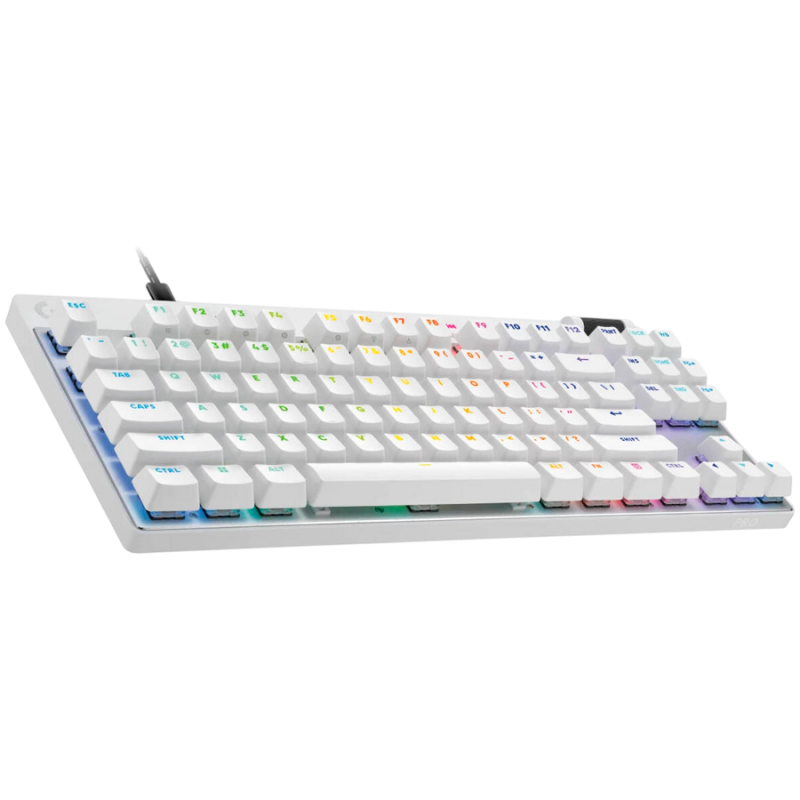 LOGITECH G PRO X TKL RAPID Gaming Keyboard - WHITE - US INT'L - USB - EMEA28i-935 - LINEAR, 920-013242