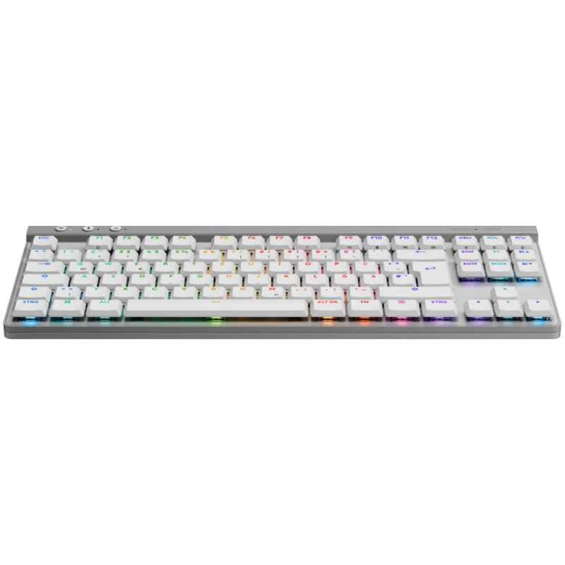 LOGITECH G515 LIGHTSPEED TKL - WHITE - US INT'L - 2.4GHZ/BT- EMEA28i-935 - TACTILE, 920-012539
