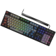 LORGAR Azar 514, Wired mechanical gaming keyboard, RGB backlight, 1680000 colour variations, 18 modes, keys number: 104, 50M clicks, linear