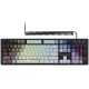 LORGAR Azar 514, Wired mechanical gaming keyboard, RGB backlight, 1680000 colour variations, 18 modes, keys number: 104, 50M clicks, linear