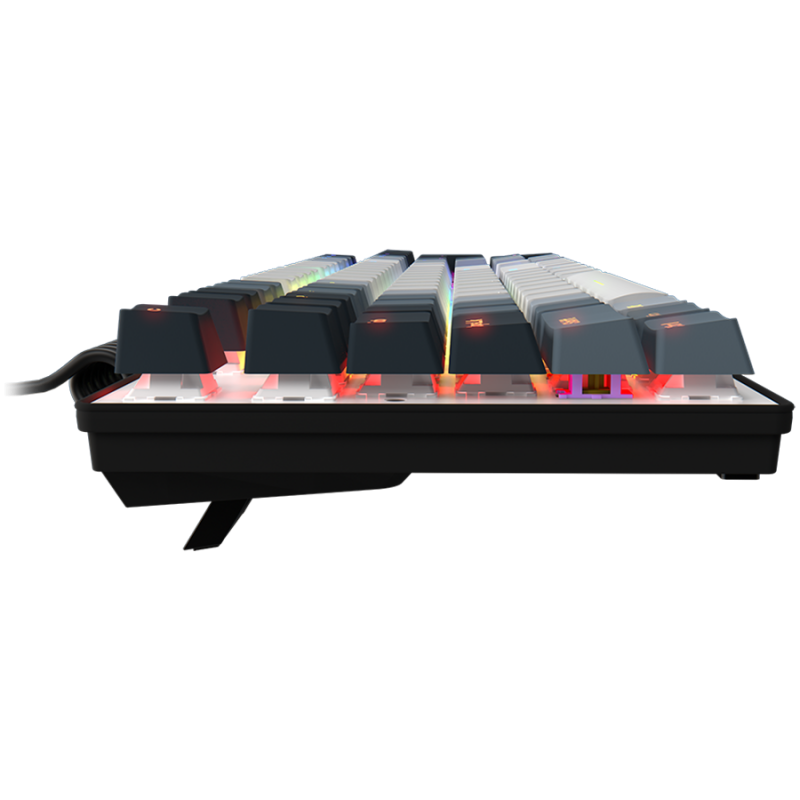 LORGAR Azar 514, Wired mechanical gaming keyboard, RGB backlight, 1680000 colour variations, 18 modes, keys number: 104, 50M clicks, linear