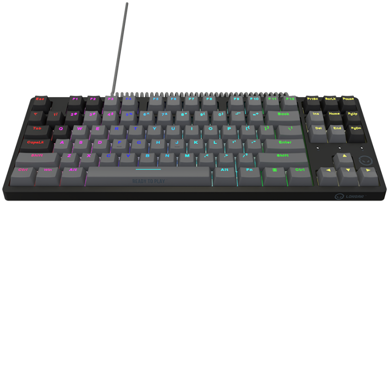 LORGAR Azar 514TKL, Wired RGB mechanical gaming keyboard, black, EN layout, LRG-GK514TKL-BK-US