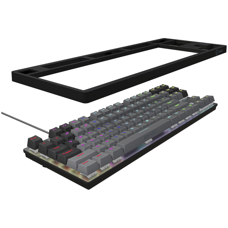 LORGAR Azar 514TKL, Wired RGB mechanical gaming keyboard, black, EN layout, LRG-GK514TKL-BK-US