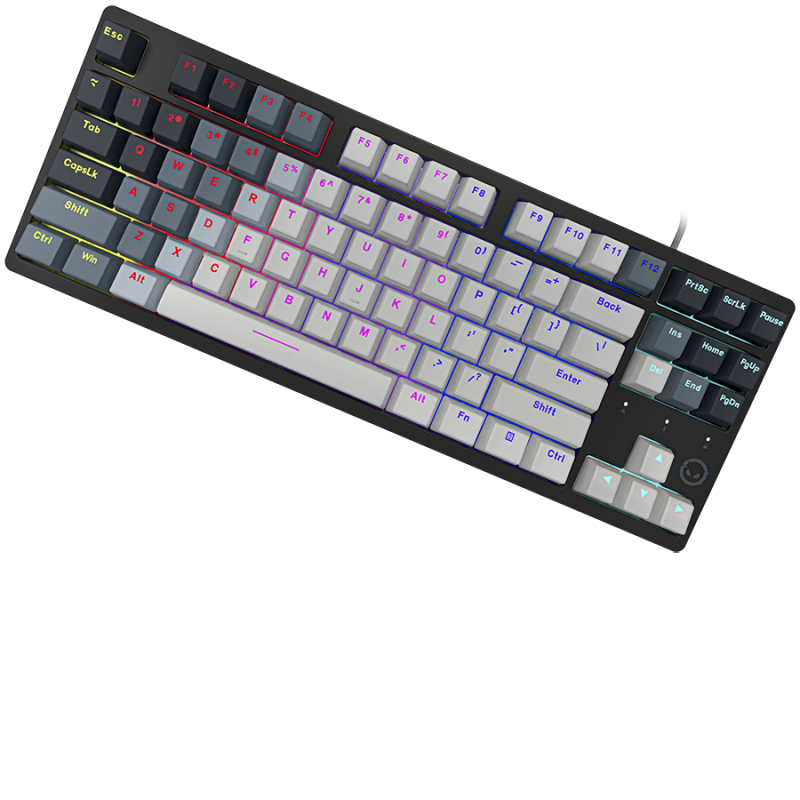 LORGAR Azar 514TKL, Wired RGB mechanical gaming keyboard, white, EN layout, LRG-GK514TKL-WH-US