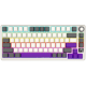LORGAR KBP7075W, Wireless 75% Mechanical Gaming Keyboard Pro, Beige, EN layout, LRG-KBP7075W-RT-US