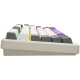 LORGAR KBP7075W, Wireless 75% Mechanical Gaming Keyboard Pro, Beige, EN layout, LRG-KBP7075W-RT-US