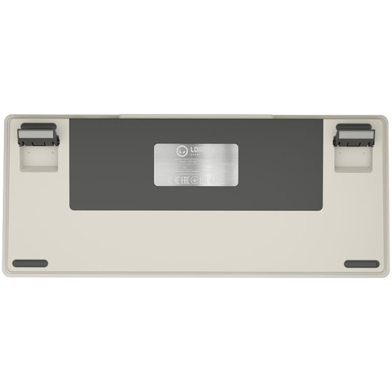 LORGAR KBP7075W, Wireless 75% Mechanical Gaming Keyboard Pro, Beige, EN layout, LRG-KBP7075W-RT-US