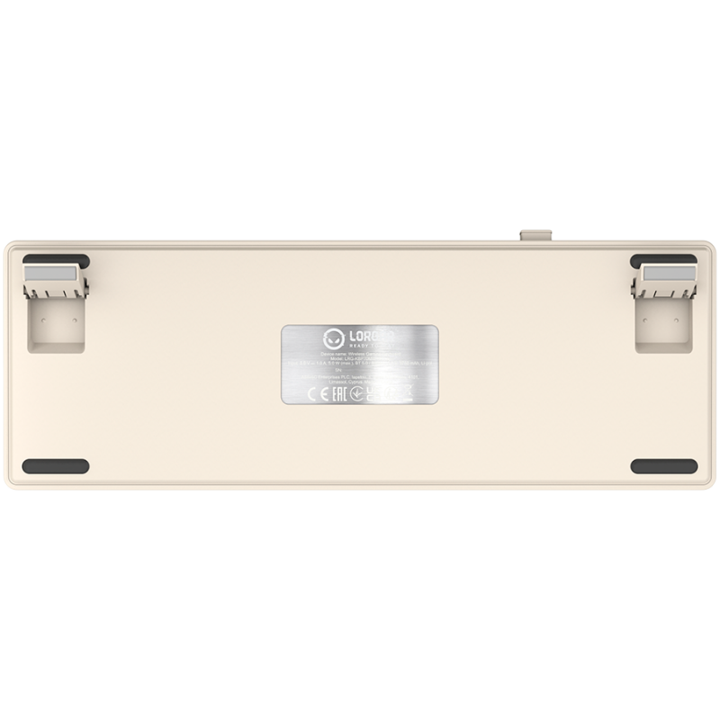 LORGAR KBP70MW, Wireless 65% Mechanical Gaming Keyboard Pro, Beige, EN layout, LRG-KBP70MW-RT-US