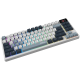 MSI FORGE GK600 TKL WIRELESS SKY - Hot-Swappable Mechanical Switches, PBT Keycaps, Sound-Dampening Foam and Gaskets, Integrated Display, RGB LED, 2.4GHz, BT, USB-C