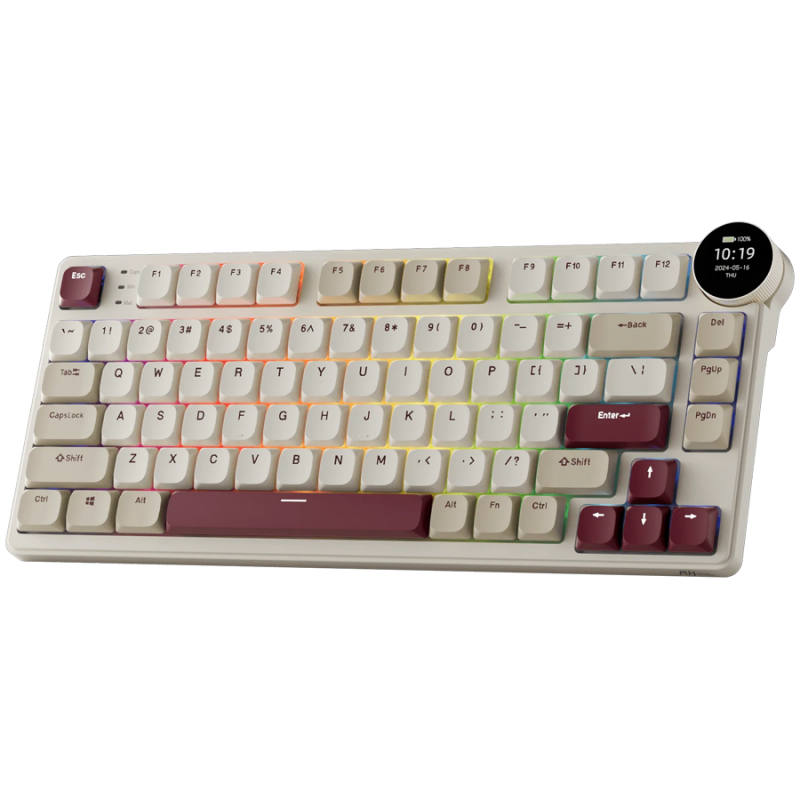 ROYAL KLUDGE RK N80 Rosy Clouds Gaming Keyboard Red switch