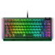 Razer BlackWidow V4 75% Phantom Green Edition, US Layout, Razer Chroma RGB, Hot-swappable Design, Detachable Type C Cable, PCB & Case sound