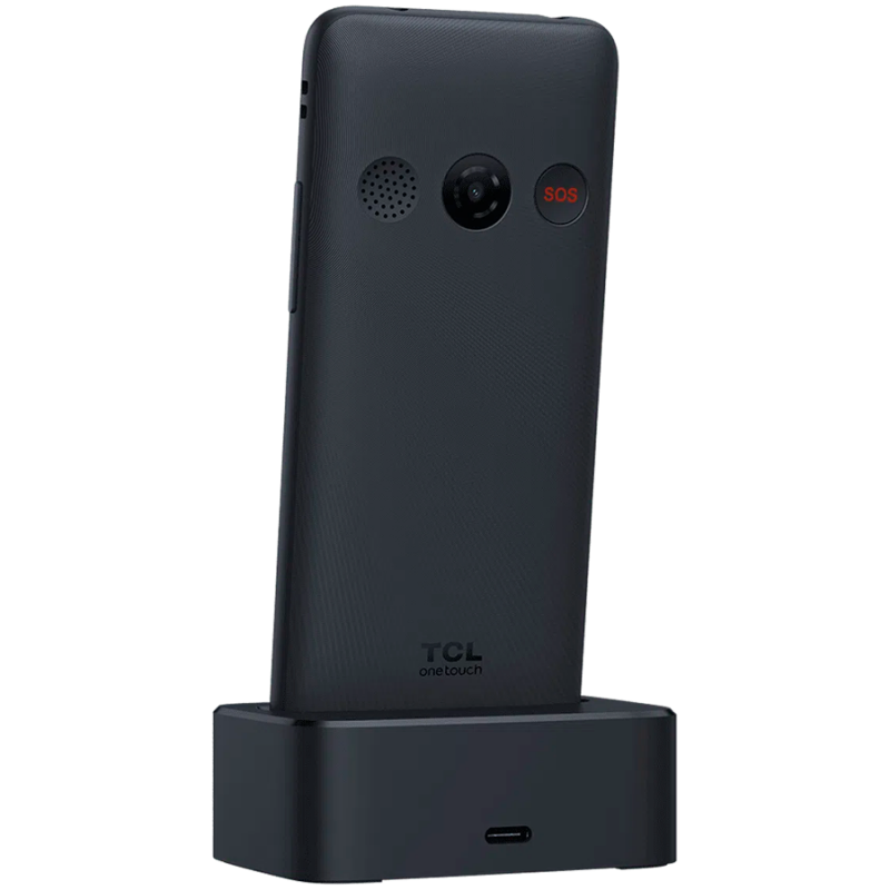 2.8 inch Featurephone large display with big button, Loud speaker, 1500mAh battery, 4G VoLTE Connectivity, Dark Grey