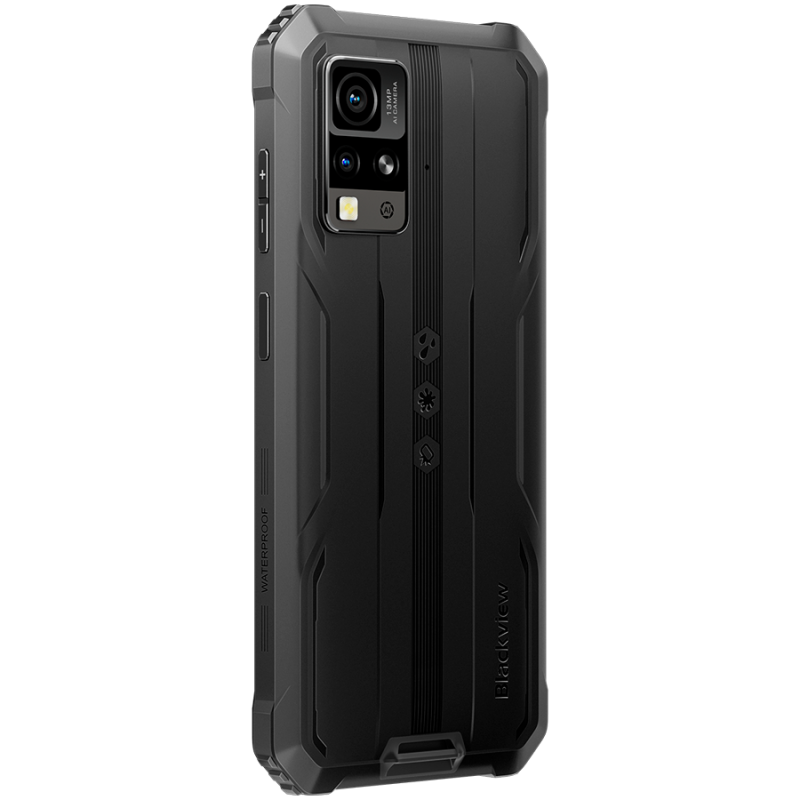 Blackview BV4800 Pro Rugged Phone, 6.56" HD+ , 4+128GB Unisoc T606 8+16MP , Android 15 , 5180mAh + 10W , GSM-LTE VOLTE , Black , Rugged , MIL-STD)