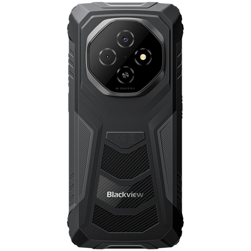 Blackview FORT 1  Rugged Phone, 6.56" HD+ , 6+256GB Unisoc T615 8+16MP , Android 15 , 10000mAh + 18W , GSM-LTE VOLTE , Black , Rugged , MIL-STD)