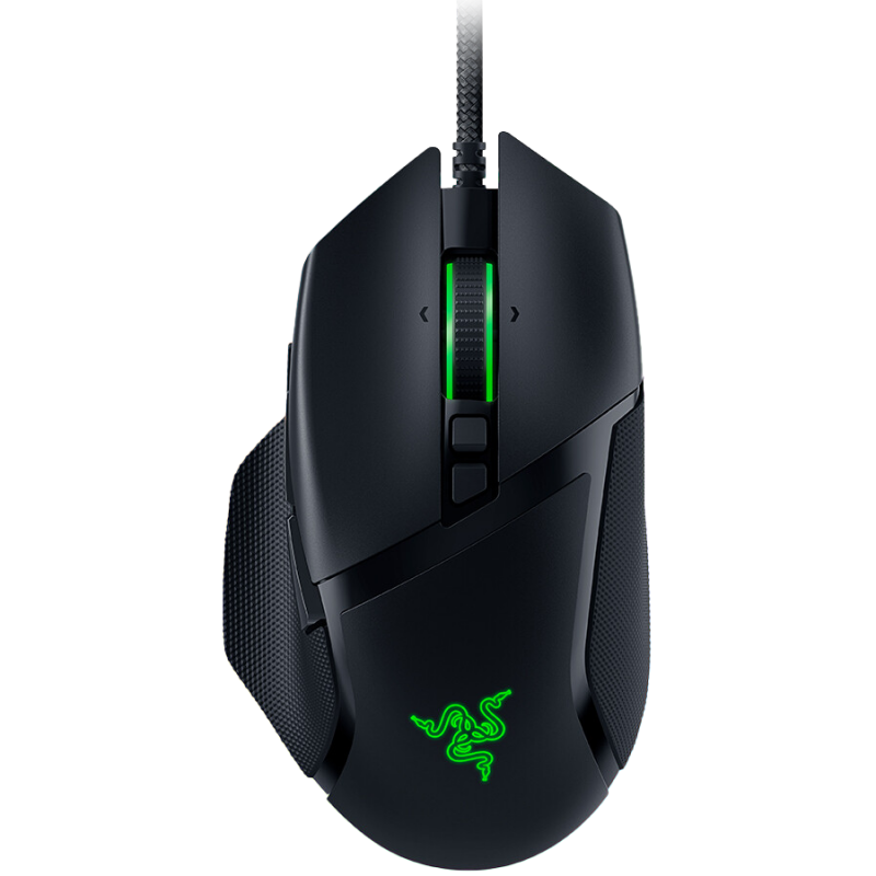 Razer Basilisk V3, 2nd-gen Razer Optical Mouse Switch rated for 70 million clicks, Optical Sensor - 26,000 DPI, 4-way Razer HyperScroll