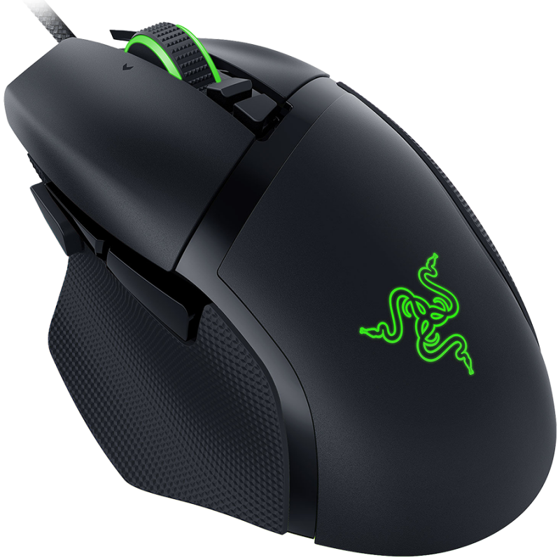Razer Basilisk V3, 2nd-gen Razer Optical Mouse Switch rated for 70 million clicks, Optical Sensor - 26,000 DPI, 4-way Razer HyperScroll