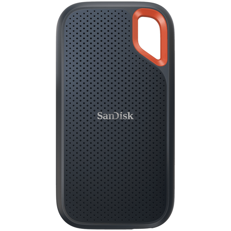 SanDisk Extreme Portable SSD V2 500GB USB 3.2 1050MB/s Read, 1000MB/s Write-SDSSDE61-500G-G25