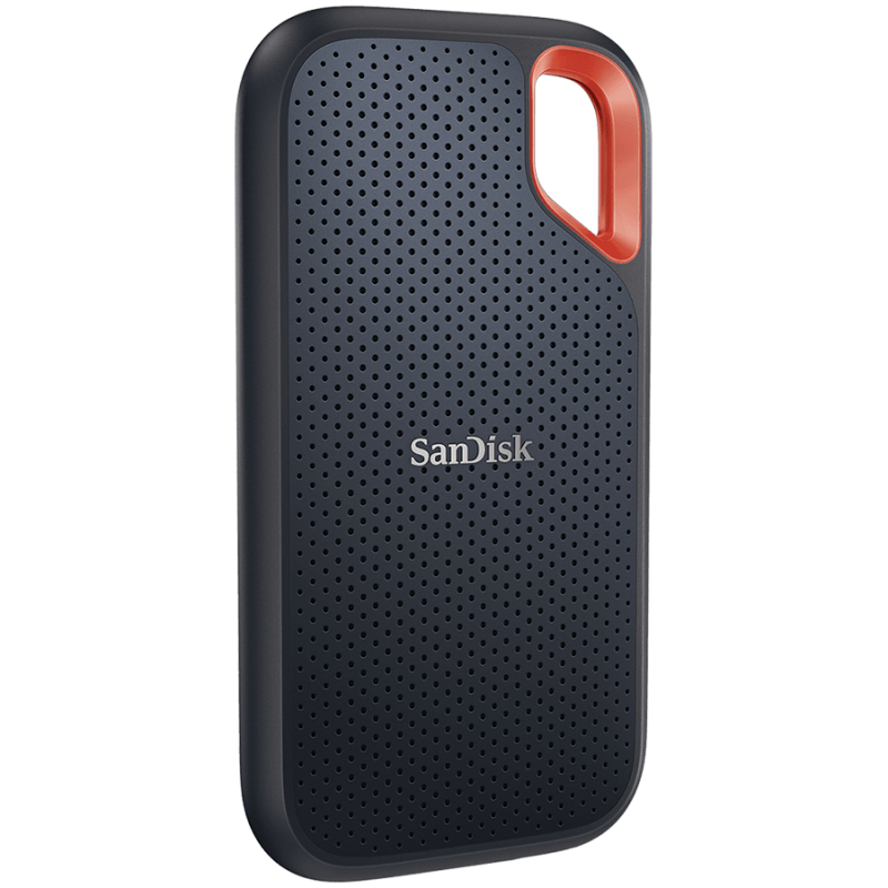 SanDisk Extreme Portable SSD V2 500GB USB 3.2 1050MB/s Read, 1000MB/s Write-SDSSDE61-500G-G25