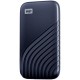 WD My Passport External SSD 1TB USB 3.2, Midnight Blue, 1050MB/s Read, 1000MB/s Write, PC & Mac Compatiable-WDBAGF0010BBL-WESN