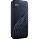 WD My Passport External SSD 1TB USB 3.2, Midnight Blue, 1050MB/s Read, 1000MB/s Write, PC & Mac Compatiable-WDBAGF0010BBL-WESN