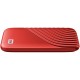 WD My Passport External SSD 1TB USB 3.2, Red, 1050MB/s Read, 1000MB/s Write, PC & Mac Compatiable-WDBAGF0010BRD-WESN