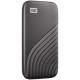WD My Passport External SSD 2TB USB 3.2, Space Gray, 1050MB/s Read, 1000MB/s Write, PC & Mac Compatiable-WDBAGF0020BGY-WESN