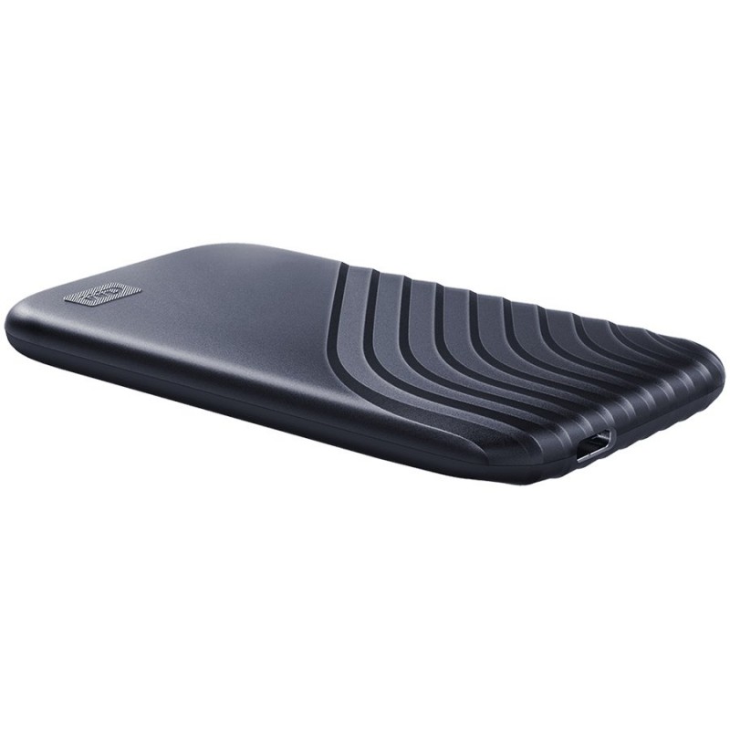WD My Passport External SSD 500GB  USB 3.2, Midnight Blue, 1050MB/s Read, 1000MB/s Write, PC & Mac Compatiable-WDBAGF5000ABL-WESN