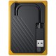 WD My Passport Go 1TB External SSD, USB 3.0, Read/Write: 400 / 400 MB/s, Black w/Amber trim-WDBMCG0010BYT-WESN
