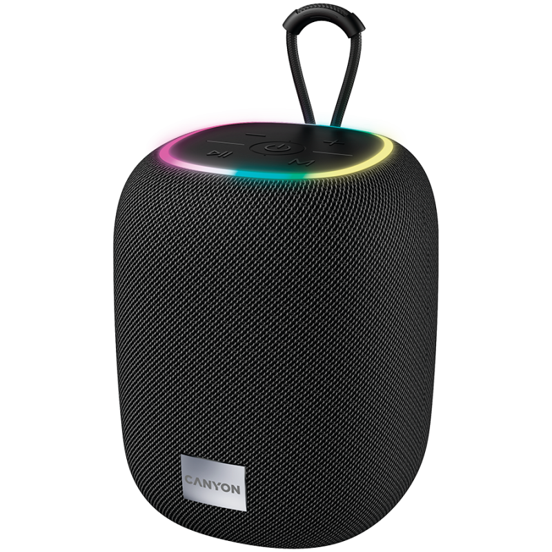 CANYON BSP-8, Bluetooth Speaker, BT V5.2, BLUETRUM AB5362B, TF card support, Type-C USB port, 1800mAh polymer battery, Max Power 10W