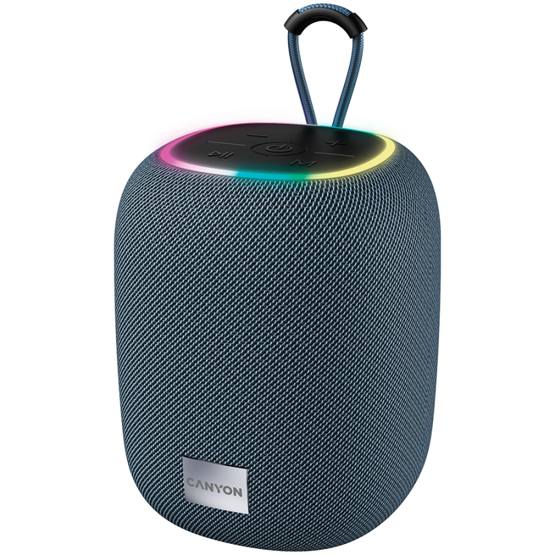 CANYON BSP-8, Bluetooth Speaker, BT V5.2, BLUETRUM AB5362B, TF card support, Type-C USB port, 1800mAh polymer battery, Max Power 10W