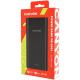 CANYON  PB-2001 Power bank 20000mAh Li-poly battery, Input 5V/2A , Output 5V/2.1A(Max), 144*69*28.5mm, 0.440Kg, Black, CNE-CPB2001B