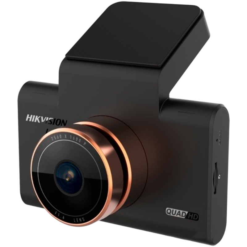 Hikvision FHD Dashcam C6 Pro, OS 05A20, 30 fps@1600P, H265, FOV 106°, 3 IPS screen, GPS, ADAS supported, micro SD up to 256 GB